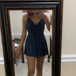 NWT Kimchi blue mini dress romper